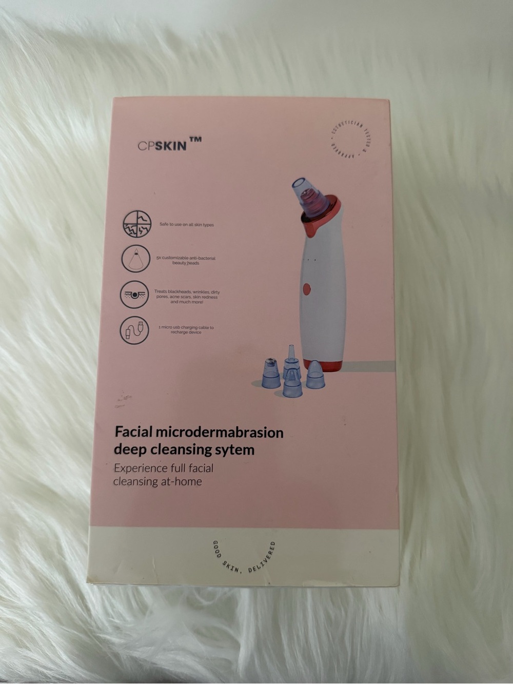 CPSKIN Pink Facial Microdermabrasion Deep Cleansing System